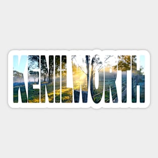 KENILWORTH - Queensland Hinterlands Sunrise Rays Sticker